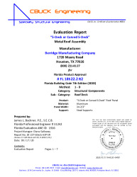 PR Instl Docs FL18522 R2 II 2 SDeckAlum SteelPurlins EVALREPORT
