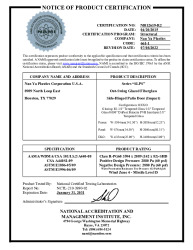 PR CERTIFICATE FL18583 R4 C CAC NI012619-R2