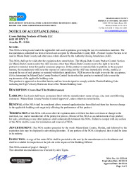 PR Instl Docs FL18601 R1 II Mediterranean NOA 15 1222 04