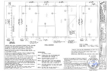 PR Instl Docs FL19002 R1 II SS - ENV-450 Alum. Window Wall System (LMI) - 2017 DWG W15-74