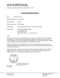 PR TECH DOCS FL19131 R1 AE 2017 FOUR SEASONS ALUMINUM PANEL EVALUATION REPORT