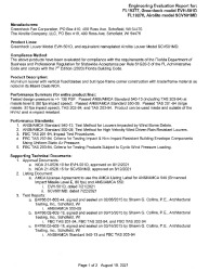 PR Instl Docs FL19277 R6 II FPA 19277 EVH-501D PE Eval Report 2021-8-18