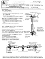 PR Instl Docs FL19290 R2 II ES CLAD FR ARCH OS 3-2 3-2X8-3 2W CCL 436-H-611 64  and 66 D9791 01 602 44 specimen 2