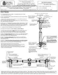 PR Instl Docs FL19290 R2 II ES CLAD OS WDSTILE 3-2 X 8-3 2W DUAL SWING CCL 436-H-611 74 and 76 Test E1434 01-602-44 specimen 2
