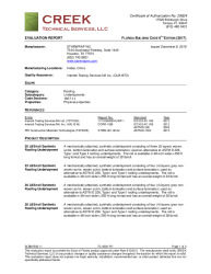PR Instl Docs FL19321 R1 II SLBM15001.1 2017 FBC Eval Underlayments FINAL