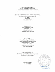 PR Instl Docs FL19663 R0 II EvaluationReportC2504 2