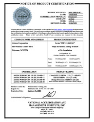 PR CERTIFICATE FL19703 R6 C CAC NI012909.01-R7 150-160 HS FIN