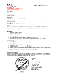 PR TECH DOCS FL19706 R2 AE 1450 1450S PO NI EVAL REPORT 2020