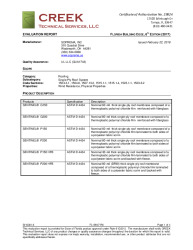 PR TECH DOCS FL19947 R6 AE SI16001.6 2017 FBC EVAL SENTINEL SINGLE PLY FINAL