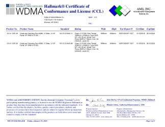 PR CERTIFICATE FL19949 R1 C CAC CCL 13123