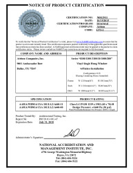 PR CERTIFICATE FL20100 R6 C CAC NI012911 8100 1100 3100 10 1000 200 SH D9519.01
