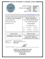 PR CERTIFICATE FL20100 R13 C CAC NI013150.05-R2