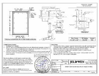 PR INSTL DOCS FL20119 R6 II SITELINE CLAD DH PW 41.375X60 SS 2016-06-16