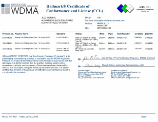 PR CERTIFICATE FL20120 R2 C CAC CCL 130-H-783.00 .01 .02