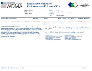 PR CERTIFICATE FL20123 R1 C CAC 411-H-1487-01