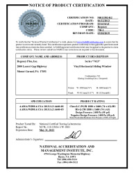 PR CERTIFICATE FL20130 R6 C CAC NI011582-R2