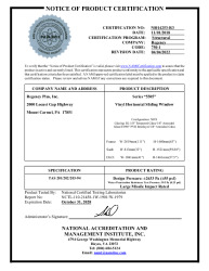 PR CERTIFICATE FL20130 R7 C CAC NI014253-R3
