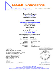 PR Instl Docs FL20321 R3 II 2 TeeLock 24gaSteel SteelDeck EVALREPORT R3