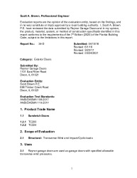 PR TECH DOCS FL20374 R5 AE PRODUCT EVALUATION 34-D S