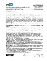 PR INSTL DOCS FL20455 R2 II STEEL SECTIONAL GARAGE DOOR 10-4 X 18 (LMI)-NOA 20.0819-04