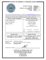 PR CERTIFICATE FL20471 R3 C CAC NI012941.02 8900 PW D5176.01