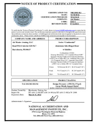 PR CERTIFICATE FL20477 R5 C CAC NI013081-R2
