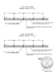 PR Instl Docs FL20519 R1 II 29 Ga. Tuff Rib Detail