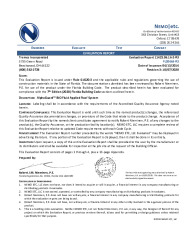 PR TECH DOCS FL20664 R3 AE 2020 10 07 FINAL ER TREMCO LARS AG-BIO HVHZ FL20664-R3