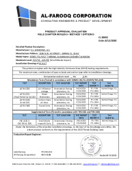 PR TECH DOCS FL20692 R5 AE SS - ES-P252 THERMAL ALUM CASEMENT WINDOW (SMI)-PAE 2020