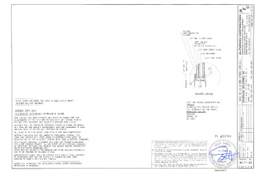PR INSTL DOCS FL20701 R5 II SS - ENV-350 OS ENTRANCE DOOR (LMI)-DWG W17-35 (R1)