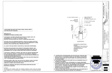 PR INSTL DOCS FL20701 R6 II 20701.3  SERIES ENV-350 ALUMINUM OUTSWING ENTRANCE DOOR (FLOOR CLOSURE) - L.M.I-SS