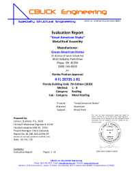 PR INSTL DOCS FL20735 R2 II 1 GREATAMERSHAKE WOODDECK EVALREPORT