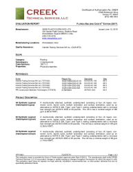 PR Instl Docs FL20767 R1 II VPP19001 2017 FBC Eval Underlayments
