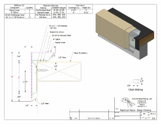 PR Instl Docs FL20821 R1 II Rapid Lok Fascia - Design Drawing