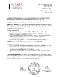 PR TECH DOCS FL20834 R3 AE EVALREPORT1148-2017