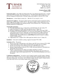 PR TECH DOCS FL20838 R4 AE EVALREPORT1150B