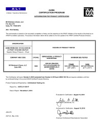 PR CERTIFICATE FL20840 R10 C CAC APC(5282)A4372.01-109-47-R0 1650 DH(100624)