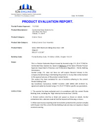 PR TECH DOCS FL21056 R3 AE FL 21056  EVALUATION REPORT LMI 10-10-20 SS