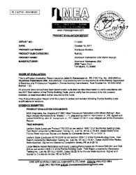PR TECH DOCS FL21057 R1 AE PRODUCT EVALUATION REPORT 17-0801