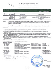 PR TECH DOCS FL21138 R0 AE (A) EVAL 21138.15