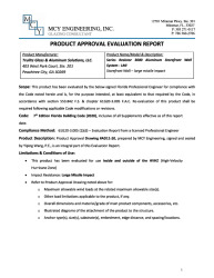 PR TECH DOCS FL21334 R2 AE EVALUATION REPORT FBC 2020 - SS