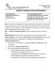 PR TECH DOCS FL21434 R2 AE EVALUATION REPORT - SS