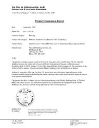 PR TECH DOCS FL21443 R3 AE STRUCTALL 024-030 EVALUATION REPORT-R2-2017 FBC