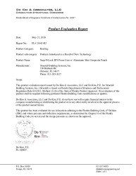 PR TECH DOCS FL21443 R3 AE STRUCTALL EVALUATION REPORT-R3 FBC