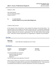 PR TECH DOCS FL21450 R8 AE EVALREPT MODEL3652 S