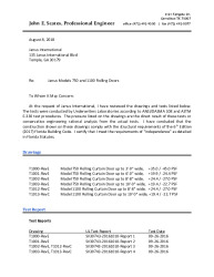 PR TECH DOCS FL21450 R3 AE EVALREPT MODEL750 1100 R1 S