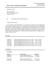 PR TECH DOCS FL21450 R7 AE EVALREPT MODEL750 1100 S