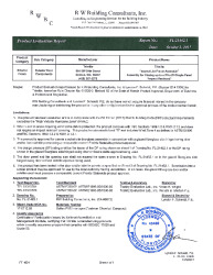 PR TECH DOCS FL21462 R1 AE (D) EVAL 21462.1