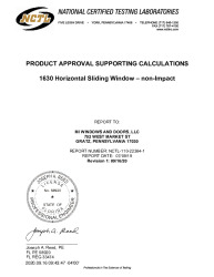 PR TECH DOCS FL21638 R4 AE 22384-1-R1 MI WINDOWS 1630 HS NON-IMPACT 2020 FBC