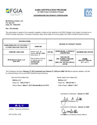 PR CERTIFICATE FL21639 R6 C CAC APC (16389) 1620 FXD (022727)